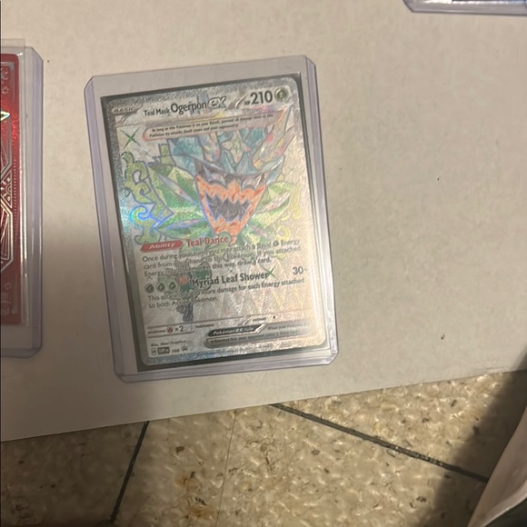 Trading Card with Holographic Design